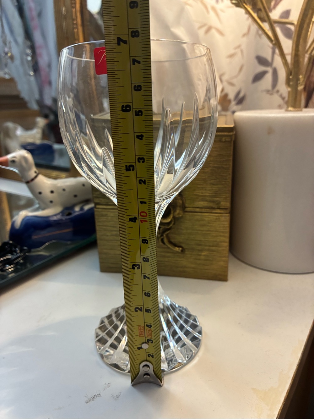 Four Baccarat Messena Clear Crystal Wine, Water Goblet with Faceted Stem NWOT - Picture 10 of 12
